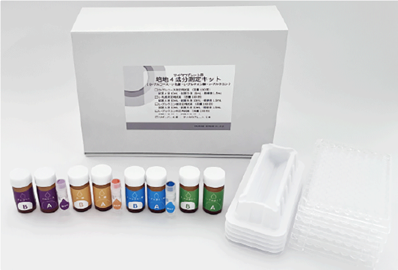 写真：培地4成分測定キット